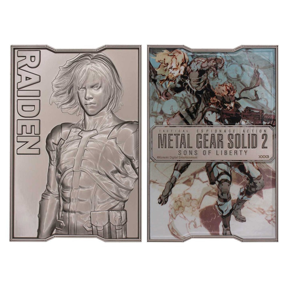 METAL GEAR SOLID 2 SONS OF LIBERTY 雷電 インゴット(シリアルナンバー入り)
