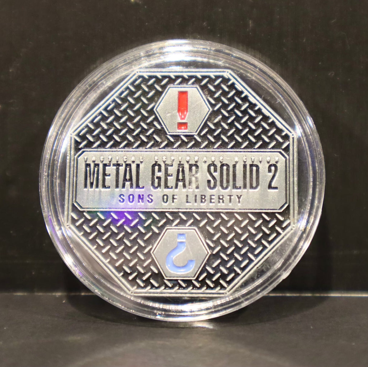 METAL GEAR SOLID 2 SONS OF LIBERTY 雷電 コイン(シリアルナンバー入り)