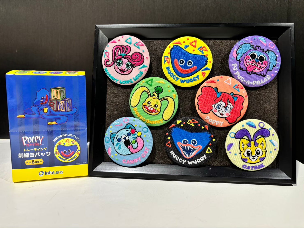 Poppy Playtime トレーディング刺繍缶バッジ