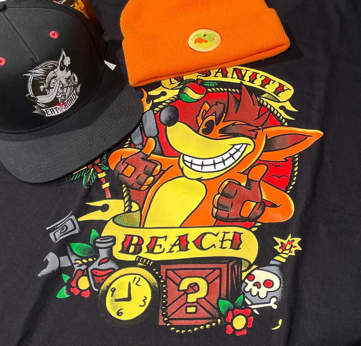 クラッシュ・バンディクー めざめのビーチTシャツ