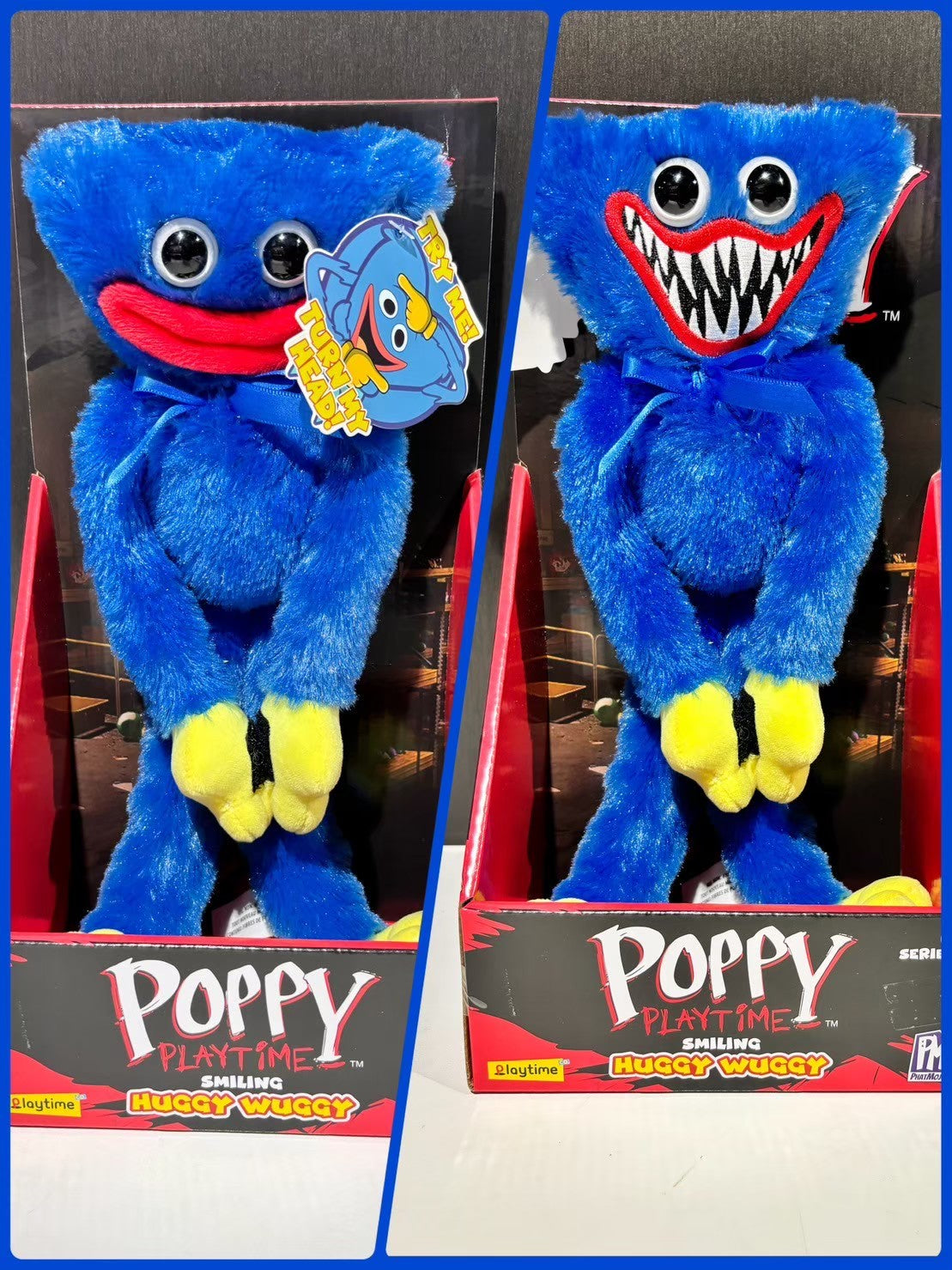 Poppy Playtime 14インチぬいぐるみ チェンジングHuggy Wuggy