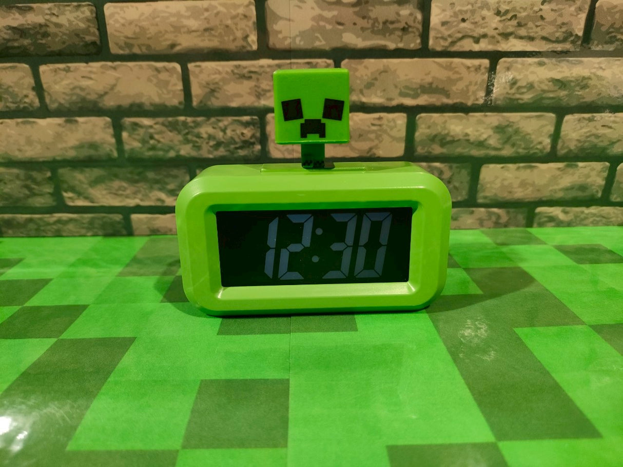 マインクラフト 目覚まし時計(ミニクリーパー)