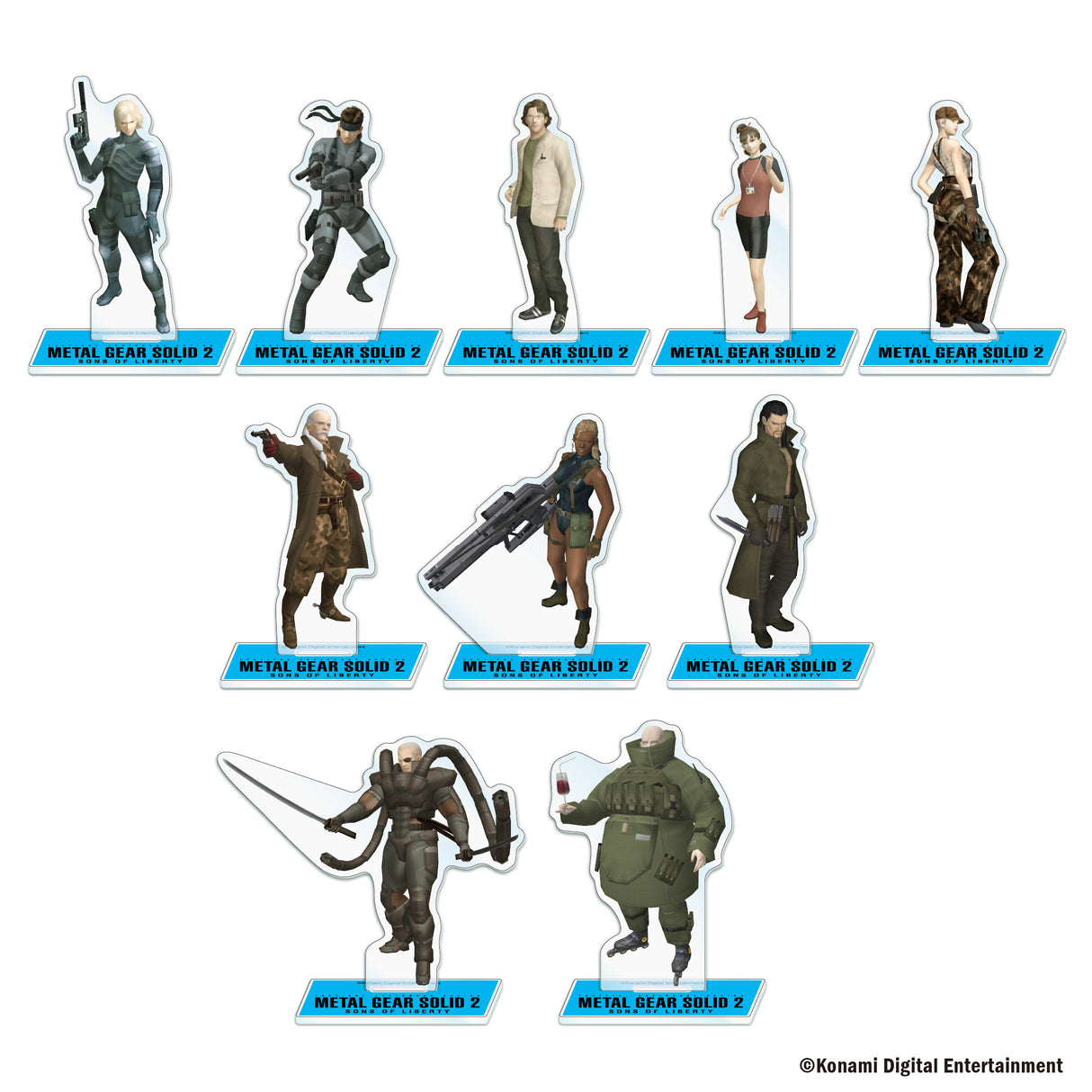 METAL GEAR SOLID 2 SONS OF LIBERTY トレーディングアクリルスタンド