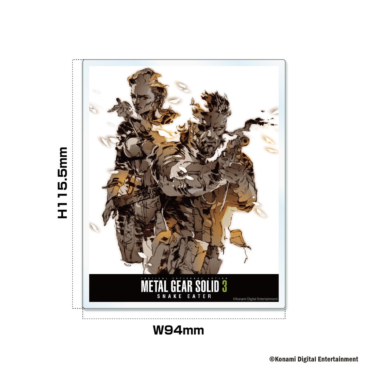 METAL GEAR SOLID 3 SNAKE EATER アクリルブロック