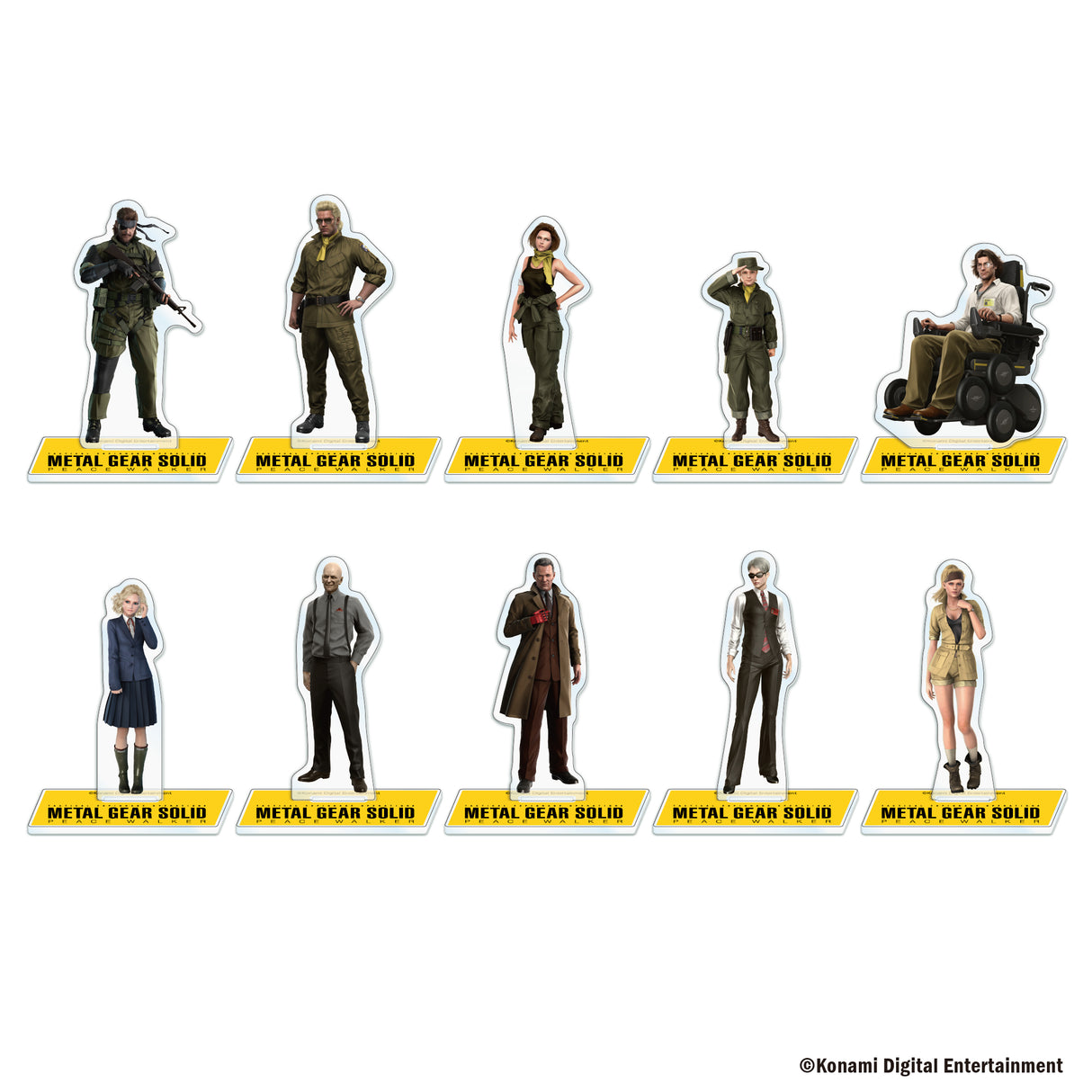 METAL GEAR SOLID PEACE WALKER トレーディングアクリルスタンド