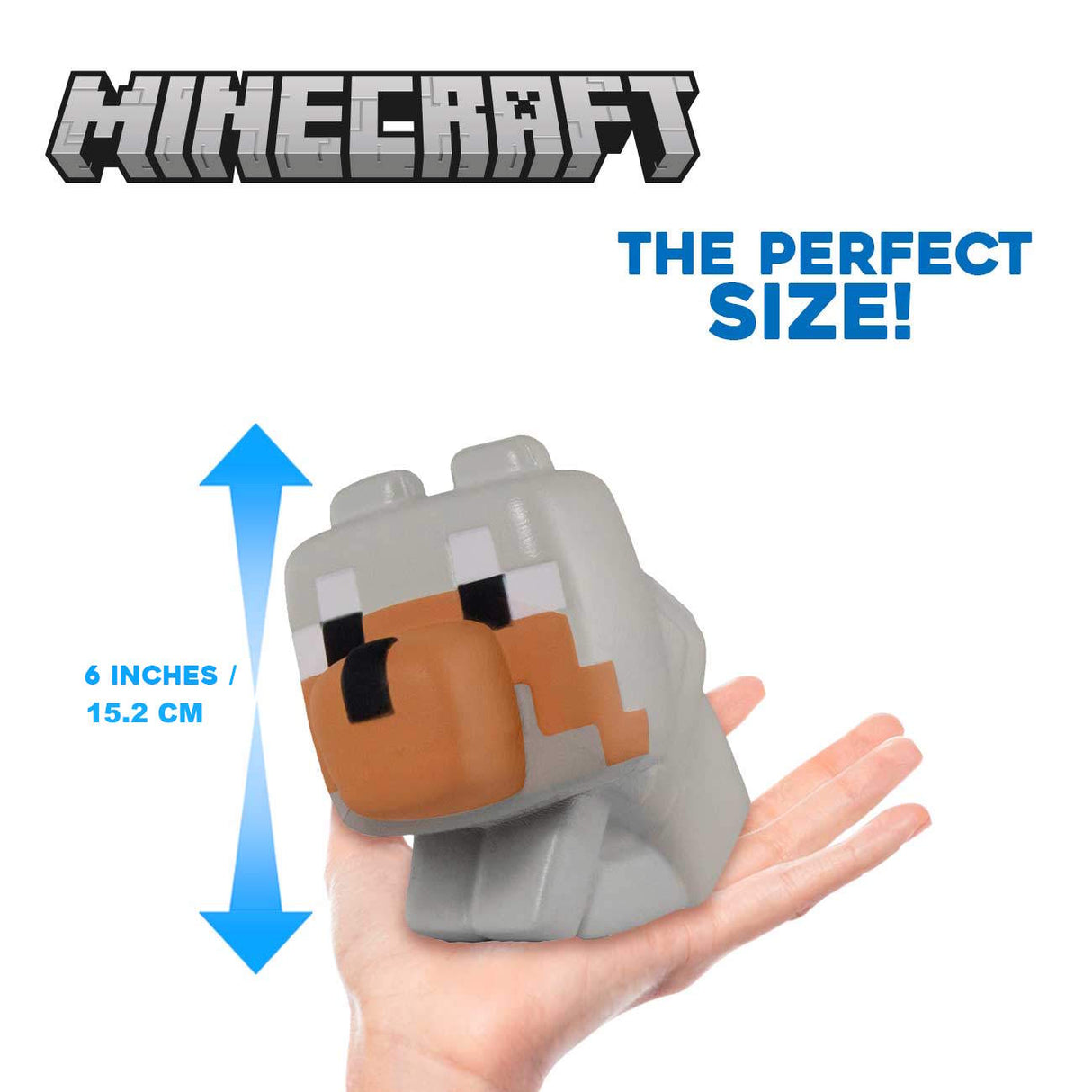 【予約商品】マインクラフト メガスクイッシュミー(オオカミ)