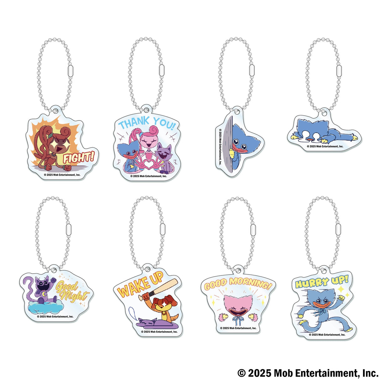 Poppy Playtime トレーディングアクリルキーホルダー vol.2(スタンプ柄)