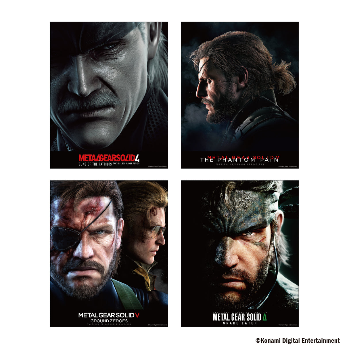 「METAL GEAR SOLID」シリーズ ダイカットステッカーA