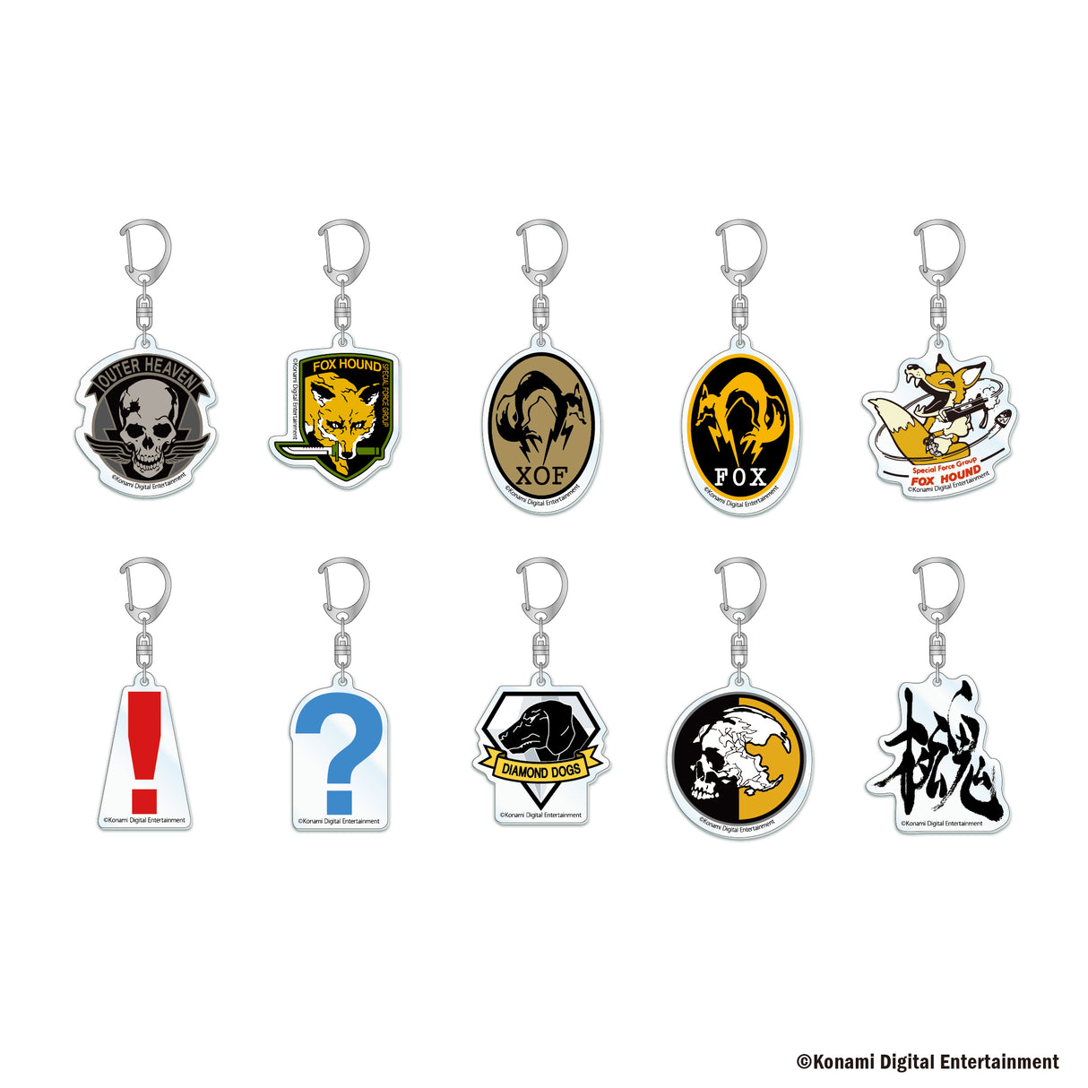 「METAL GEAR SOLID」シリーズ トレーディングアクリルキーホルダー