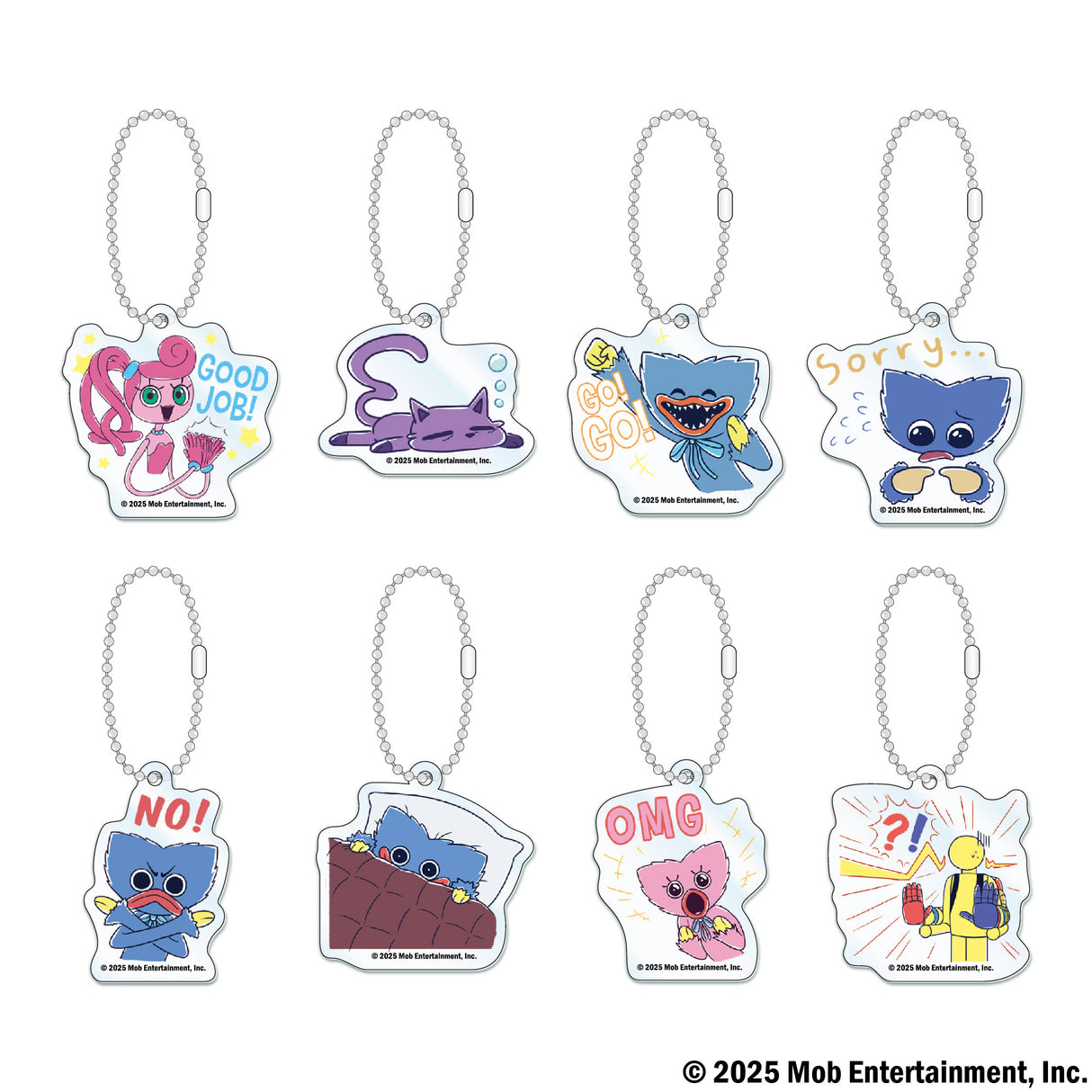 Poppy Playtime トレーディングアクリルキーホルダーvol.1(スタンプ柄)