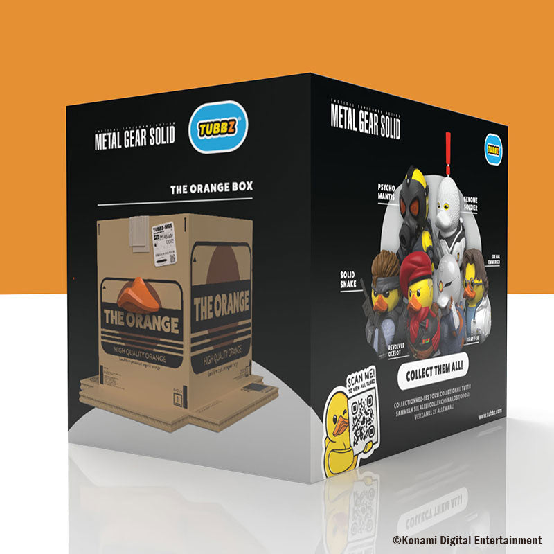 TUBBZ コスプレダック BOX METAL GEAR SOLID (オレンジのダンボール箱)