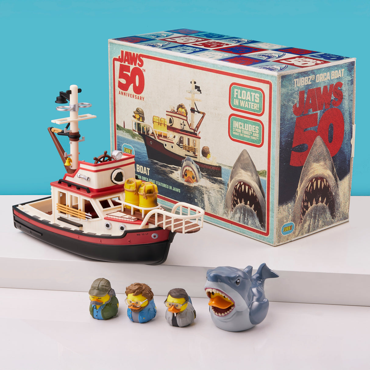TUBBZ コスプレダック ジオラマセット ジョーズ (オルカ号)