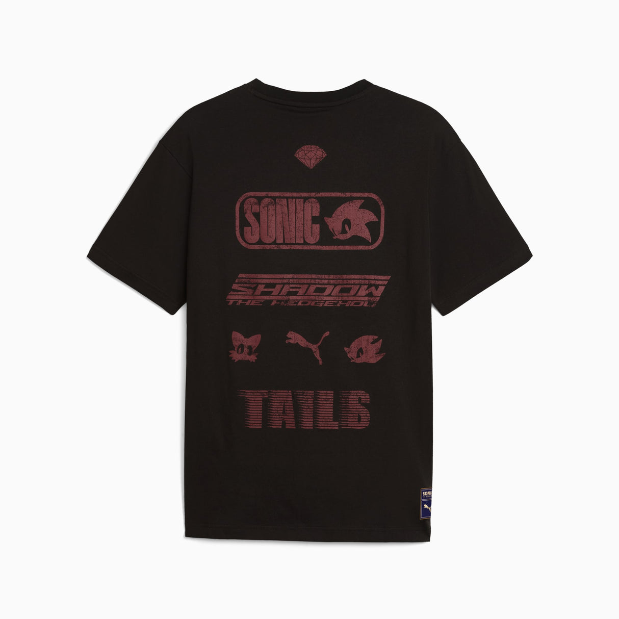 PUMA X SONIC リラックス グラフィック 半袖 Tシャツ PUMA BLACK