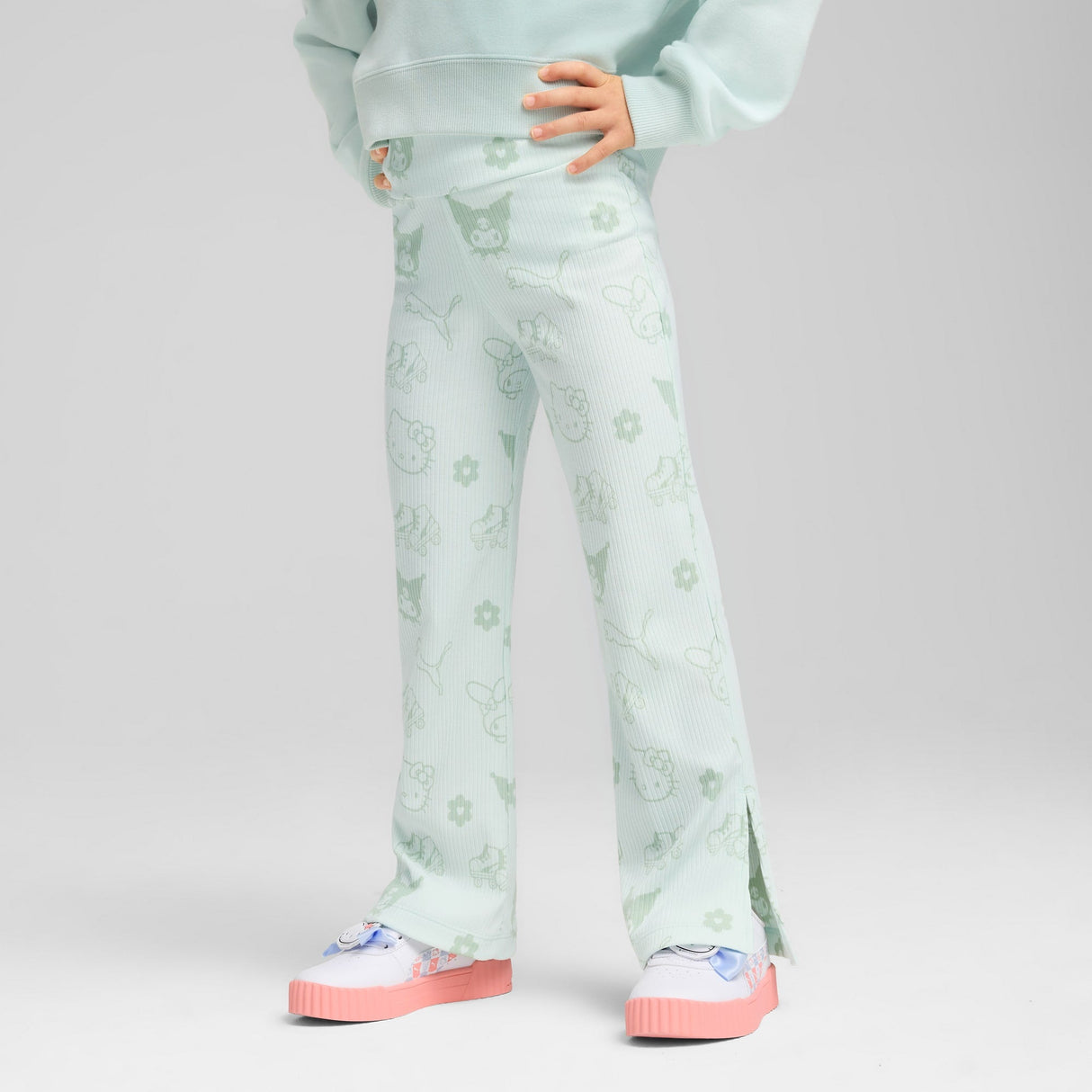 ガールズ PUMA x ハローキティ アンド フレンズ リブ フレア レギンス Peaceful Blue