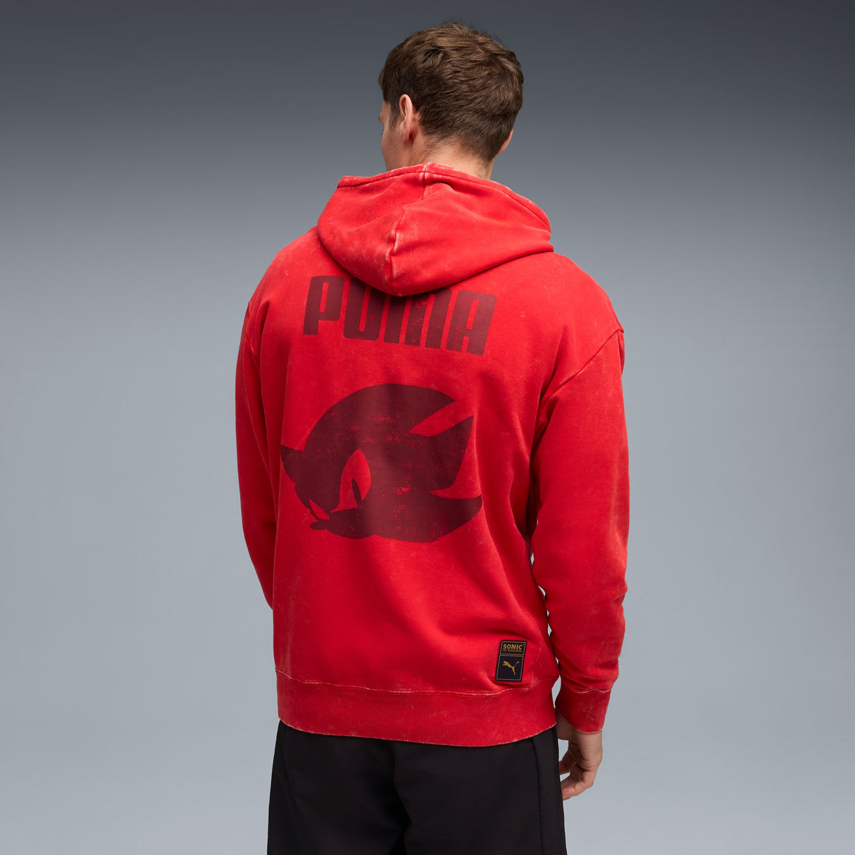 PUMA X SONIC リラックス グラフィック フーディ FOR ALL TIME RED