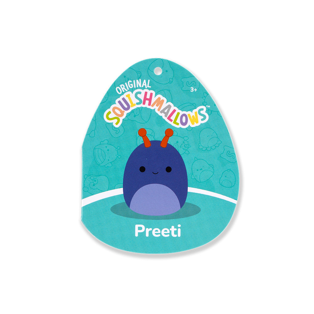 Squishmallows3.5インチぬいぐるみキーホルダー (Preeti/プリーチ)