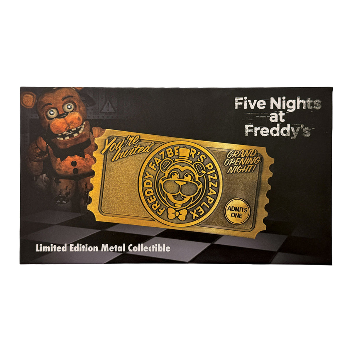 【予約商品】Five Nights at Freddy's ピザプレックス オープニングナイト チケット(シリアルナンバー入り)