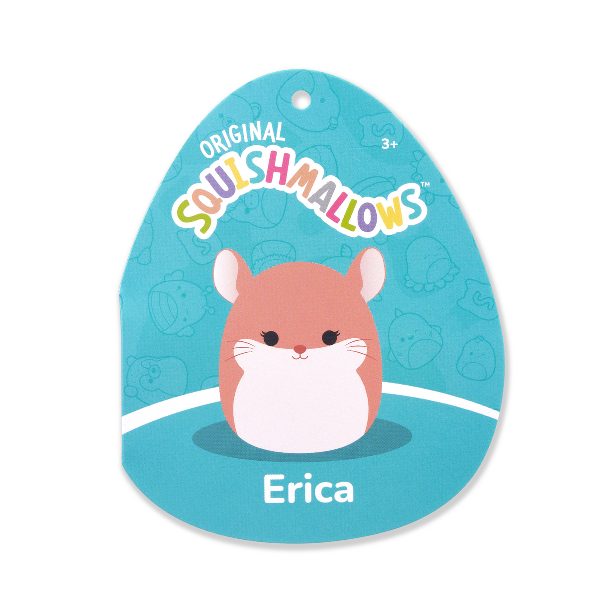 Squishmallows 3.5インチぬいぐるみキーホルダー (Erica/エリカ)