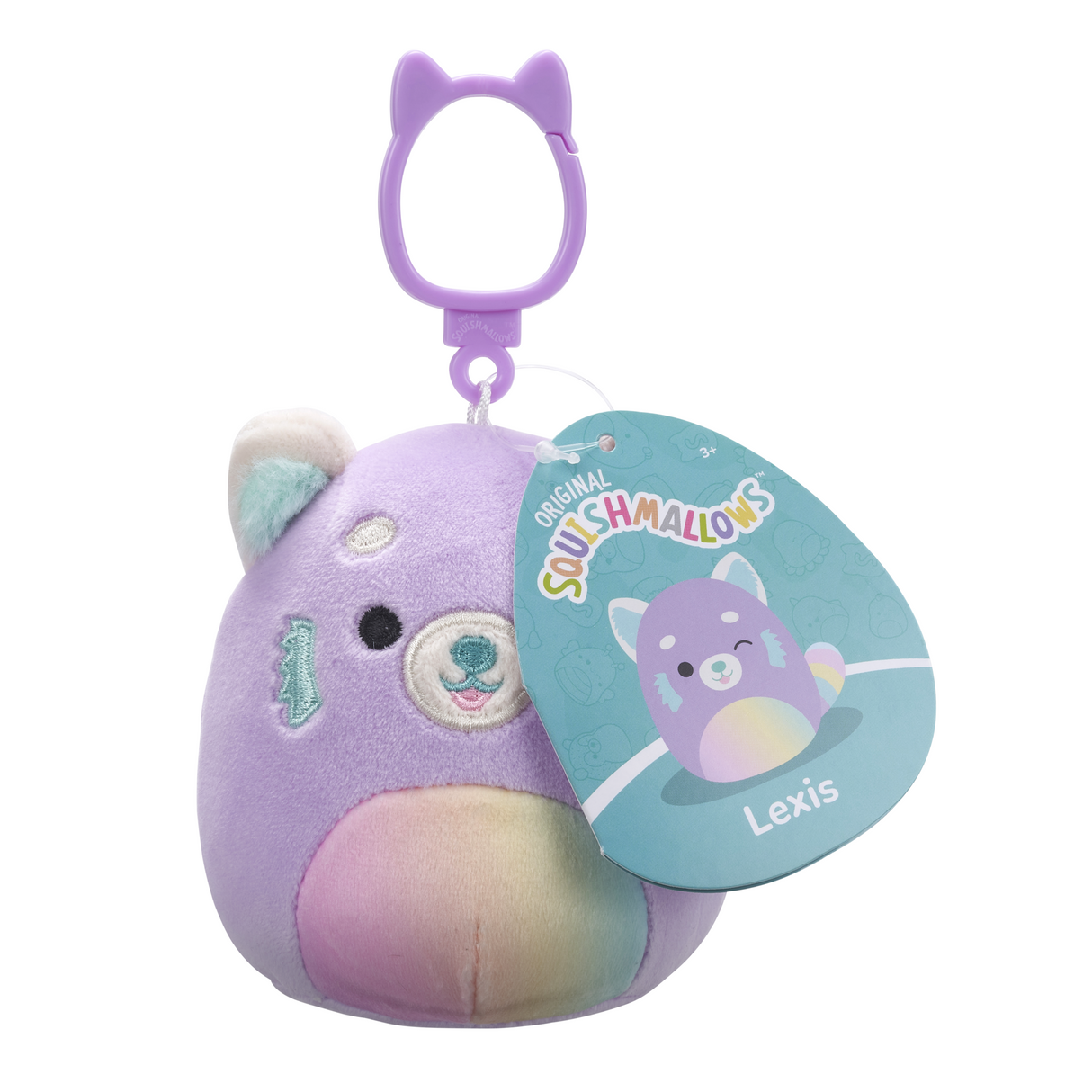 Squishmallows 3.5インチぬいぐるみキーホルダー (Lexis/レクシス)