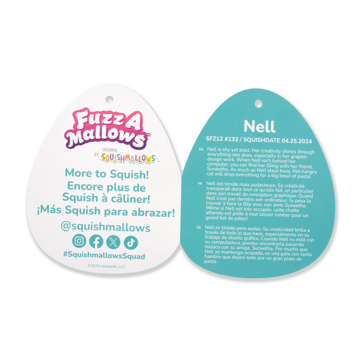 Squishmallows 12インチぬいぐるみ (Nell /ネル)