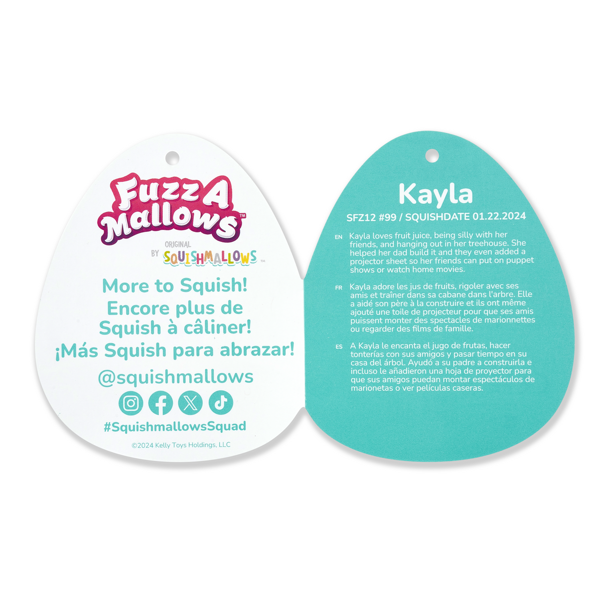 Squishmallows 12インチぬいぐるみ (Kayla/カイラ)