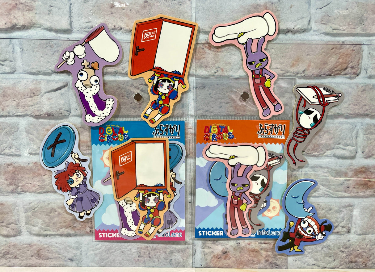 アメイジングデジタルサーカス ぶらすがりダイカットステッカー