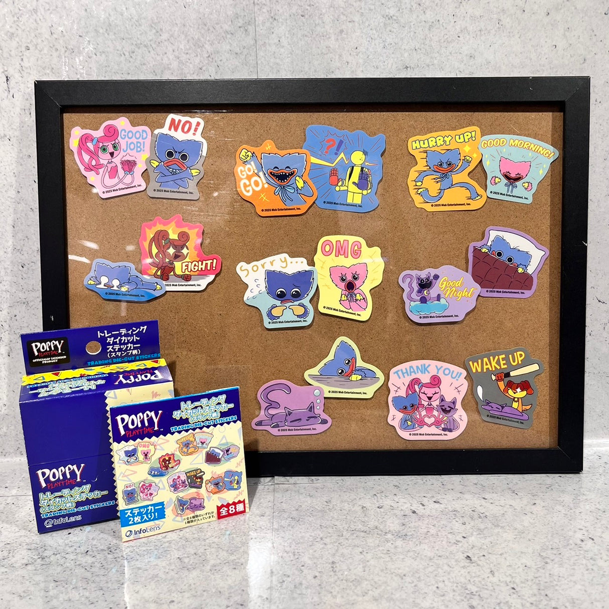 Poppy Playtime トレーディングダイカットステッカー(スタンプ柄)