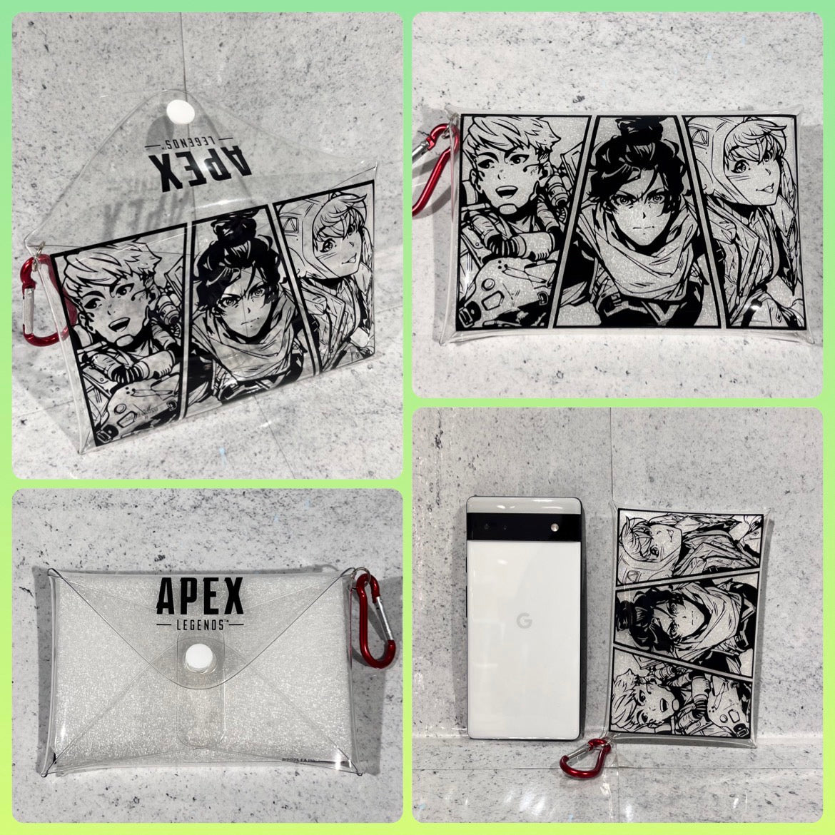 Apex Legends クリアマルチケース(マンガ柄)