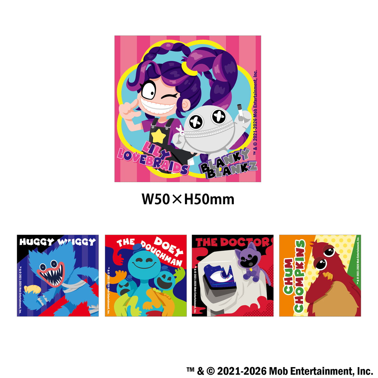 【予約商品】Poppy Playtime ダイカットステッカー(Chapter5)