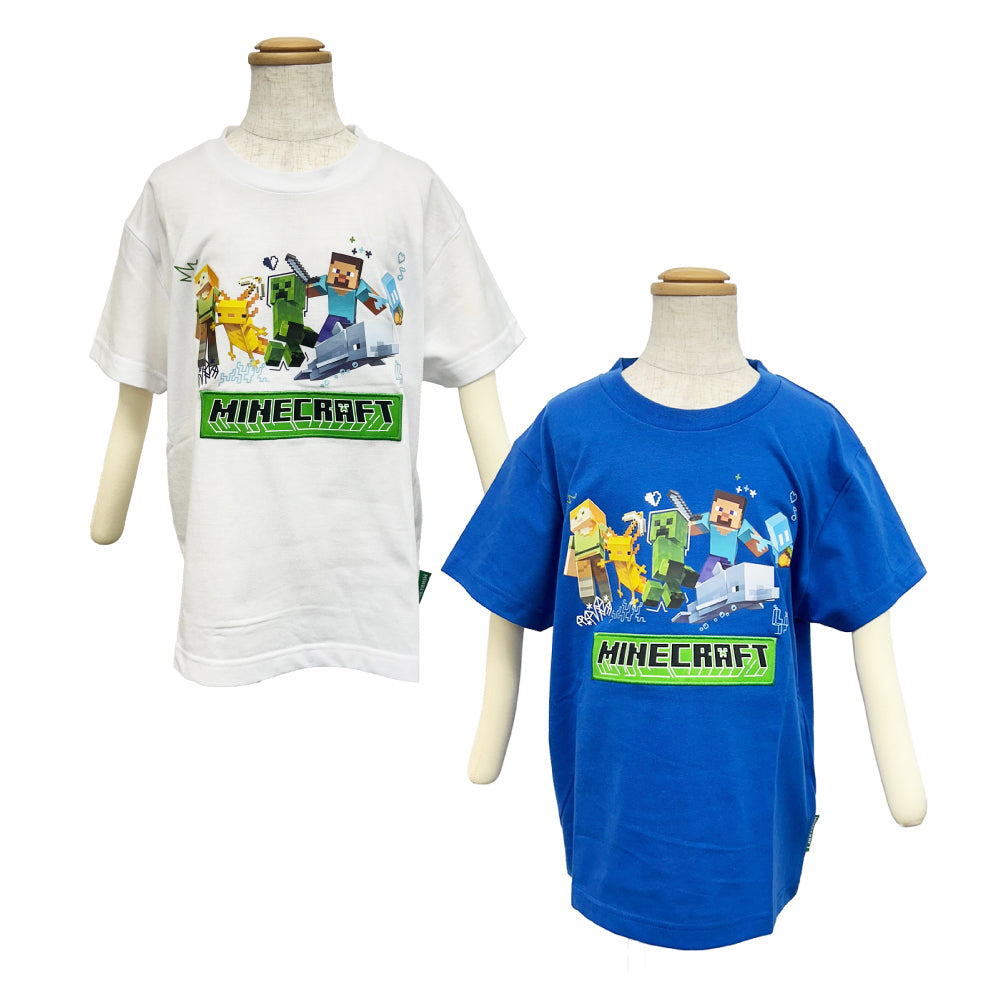 マインクラフト マイクラ天竺アップリケTシャツ