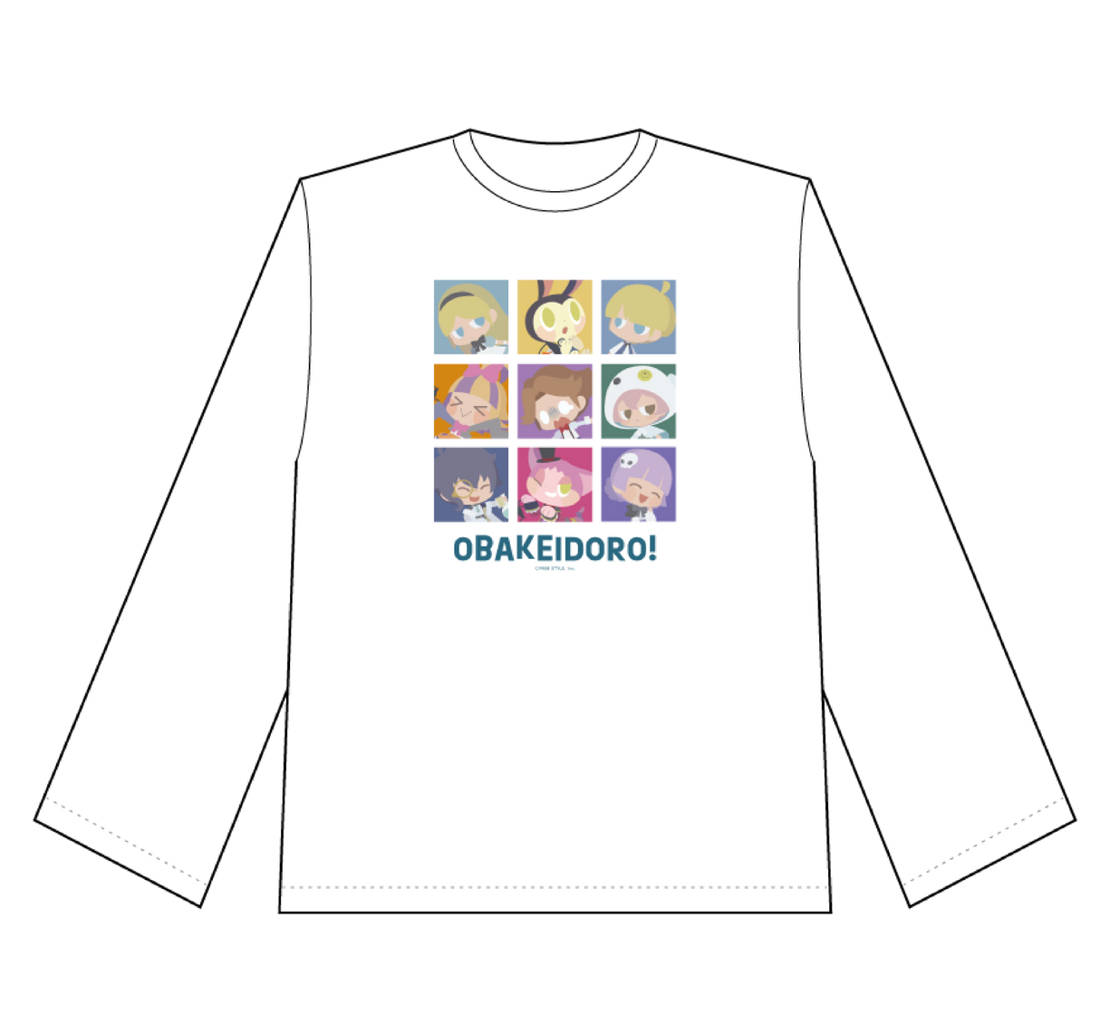 オバケイドロ! ロングスリーブTシャツ (ニンゲン)