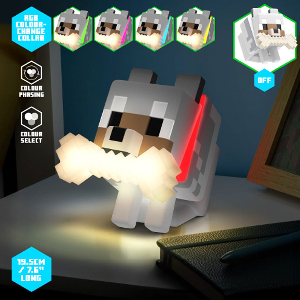 マインクラフト オオカミルームライト