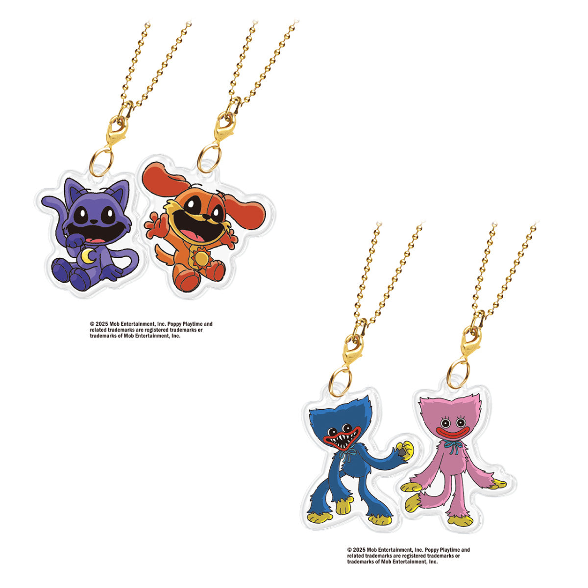 Poppy Playtime クリアニコイチキーホルダー