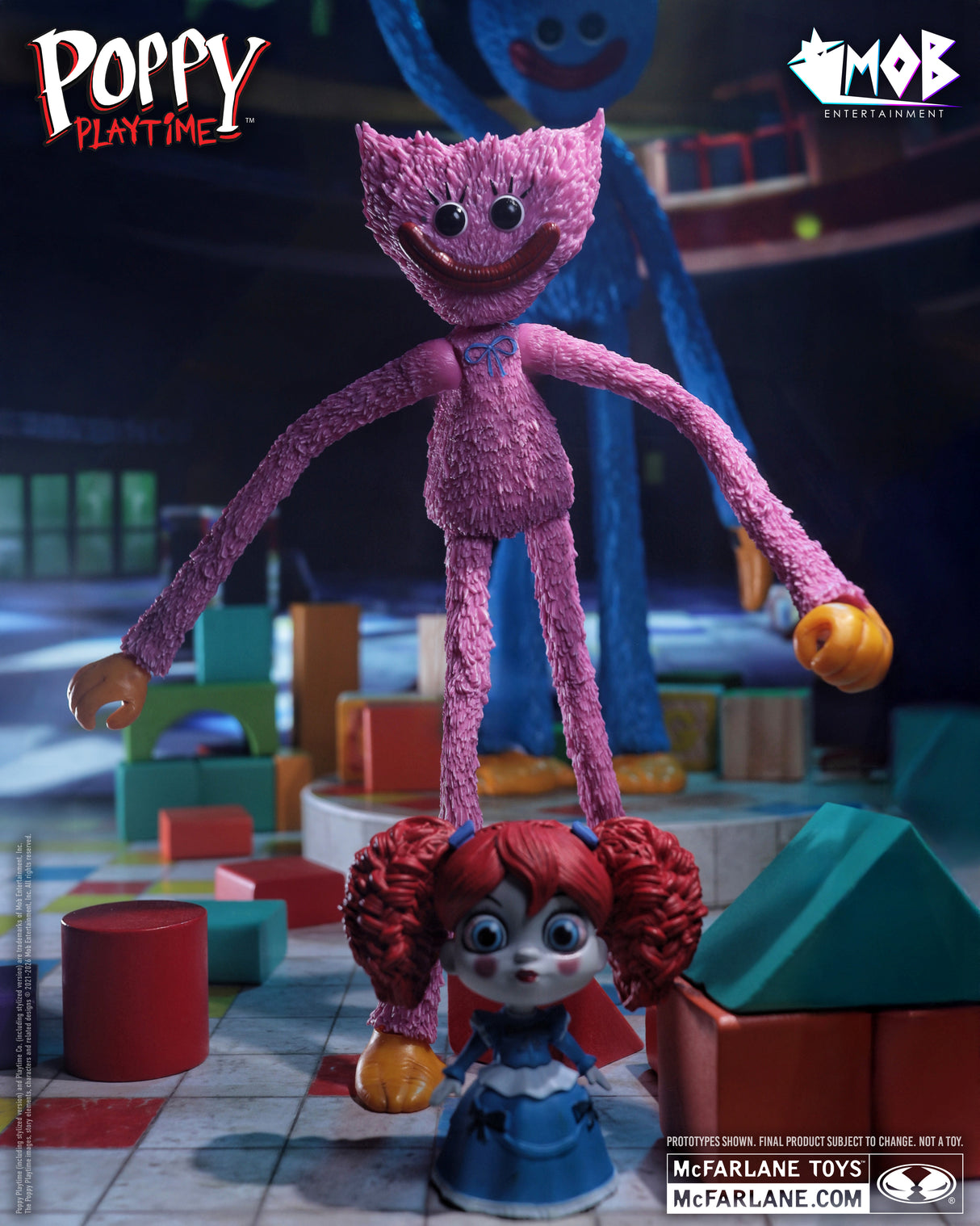 【予約商品】Poppy Playtime 7インチ アクションフィギュア シリーズ1 キシーミシー&ポピー