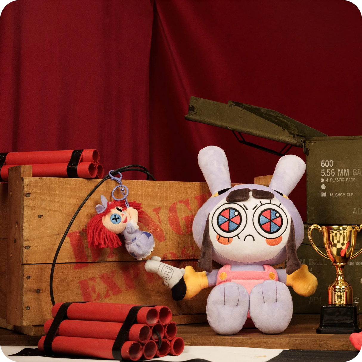 アメイジングデジタルサーカス ぬいぐるみキーホルダー(ラガタ)