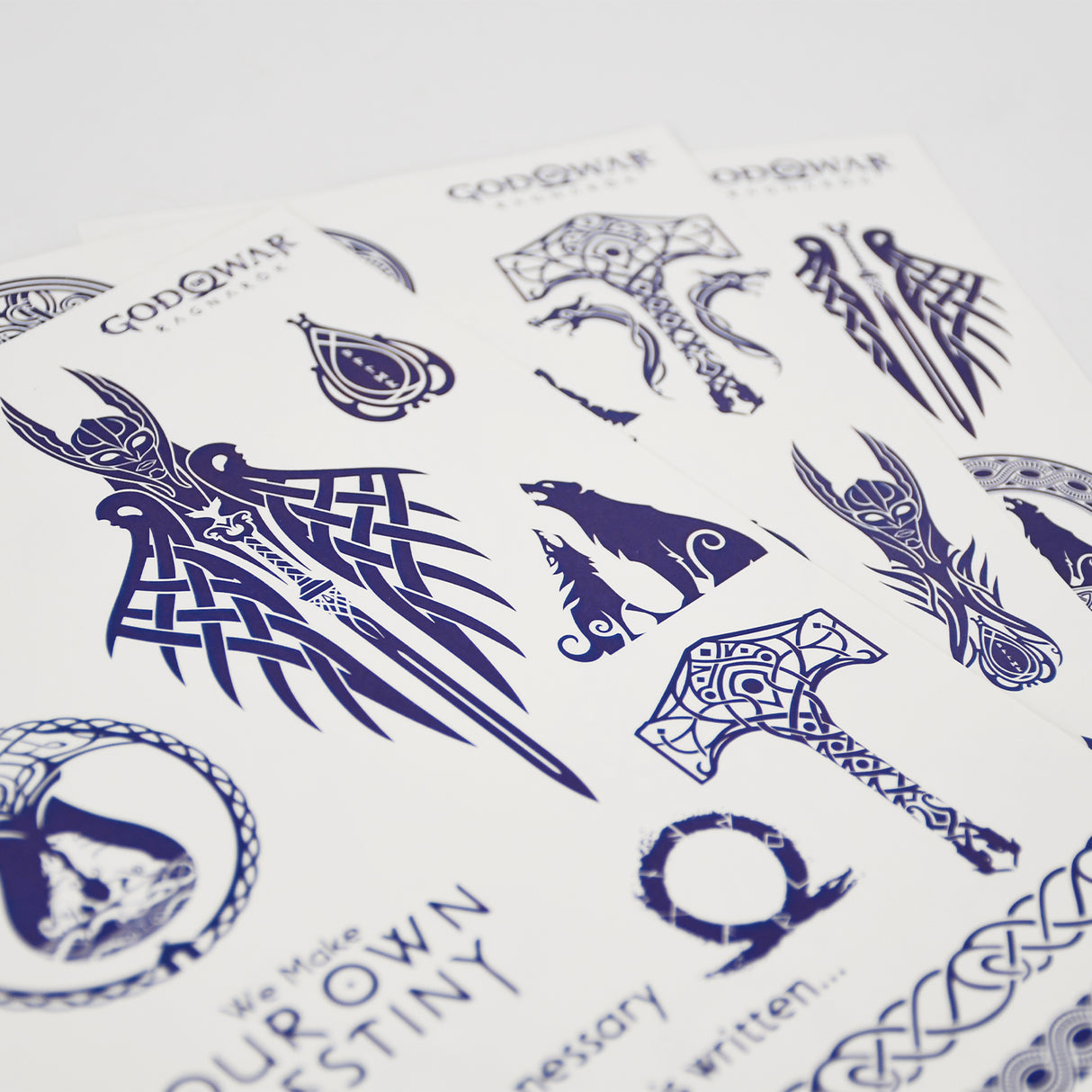 ゴッド・オブ・ウォー ラグナロク タトゥーシールセット