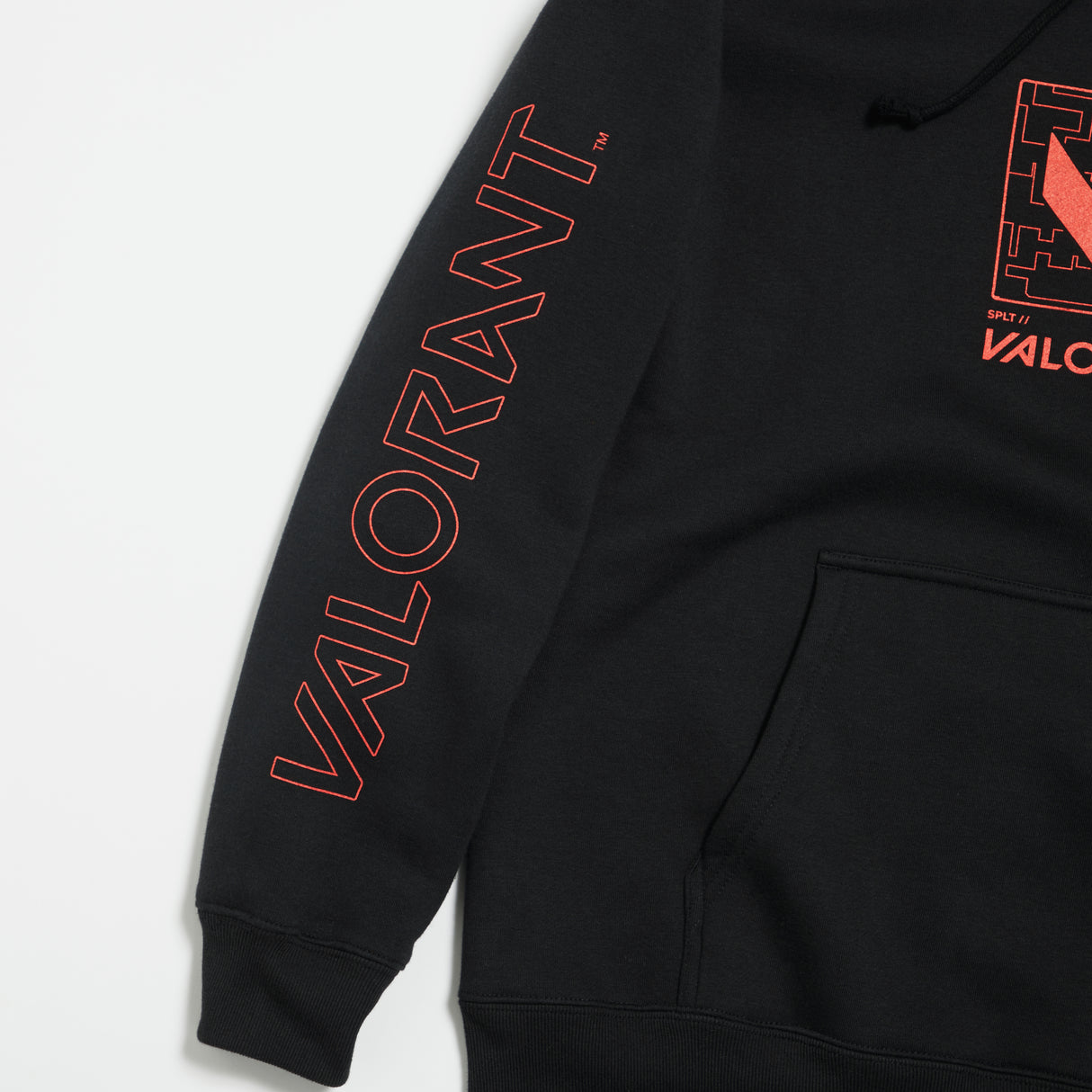 フーディ(VLRNT×UA SPLIT MAP PK)BLACK