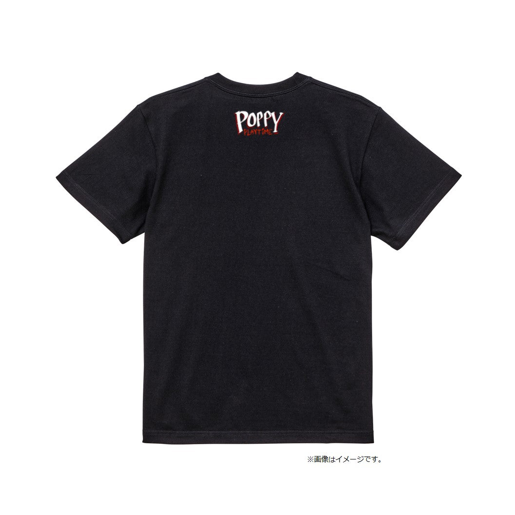 Poppy Playtime Tシャツ ミニハギー(黒)子供用