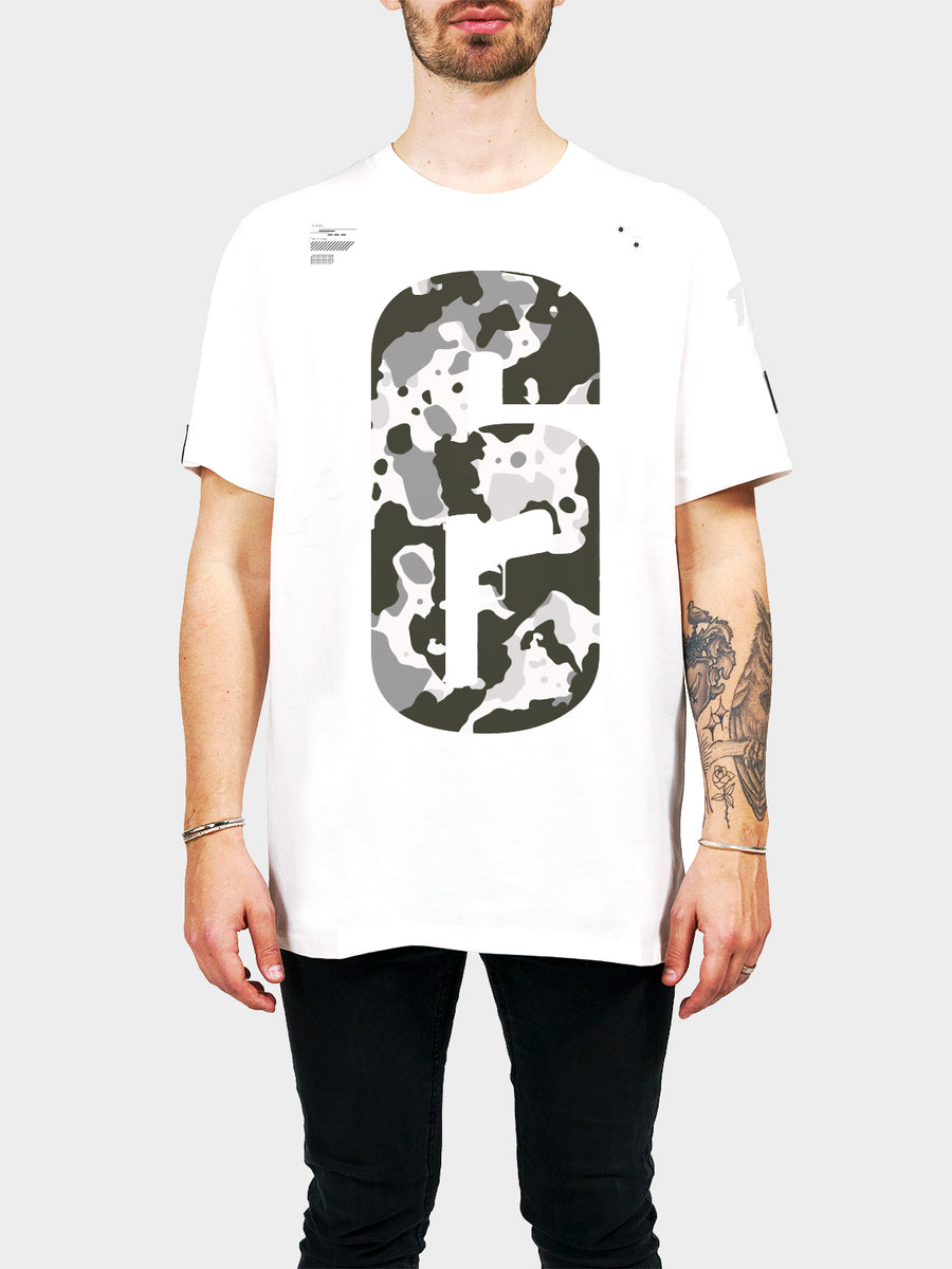 6 SIEGE カモホワイトロゴTシャツ – インフォレンズ・ギークショップ