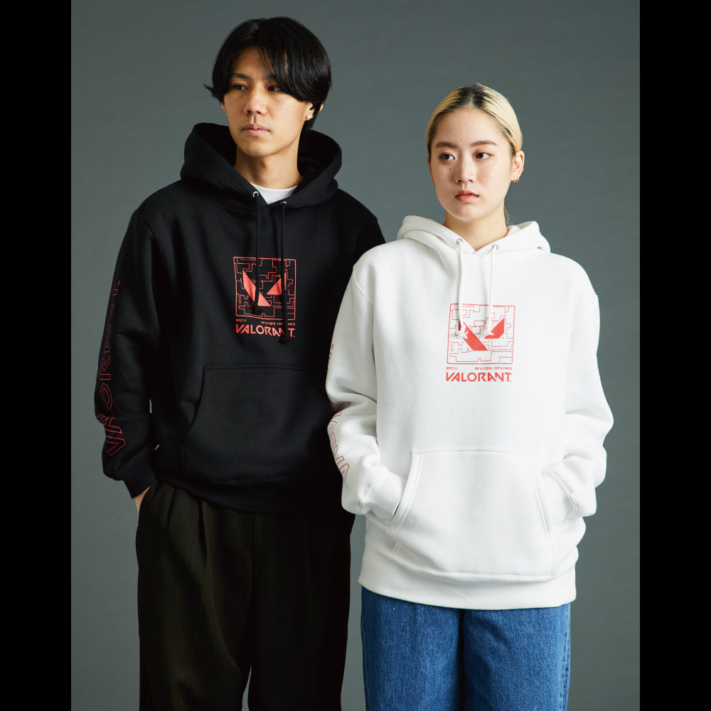 フーディ（VLRNT×UA SPLIT MAP PK）WHITE