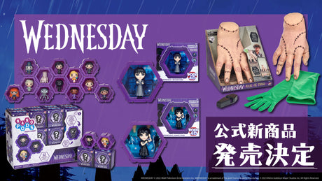 【Wednesday】公式ライセンスグッズ取り扱い開始!!