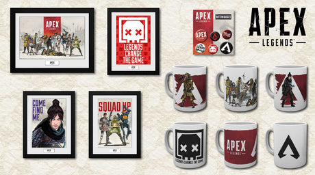 ApexLegends（ポスター・マグカップ・缶バッジ）販売開始！