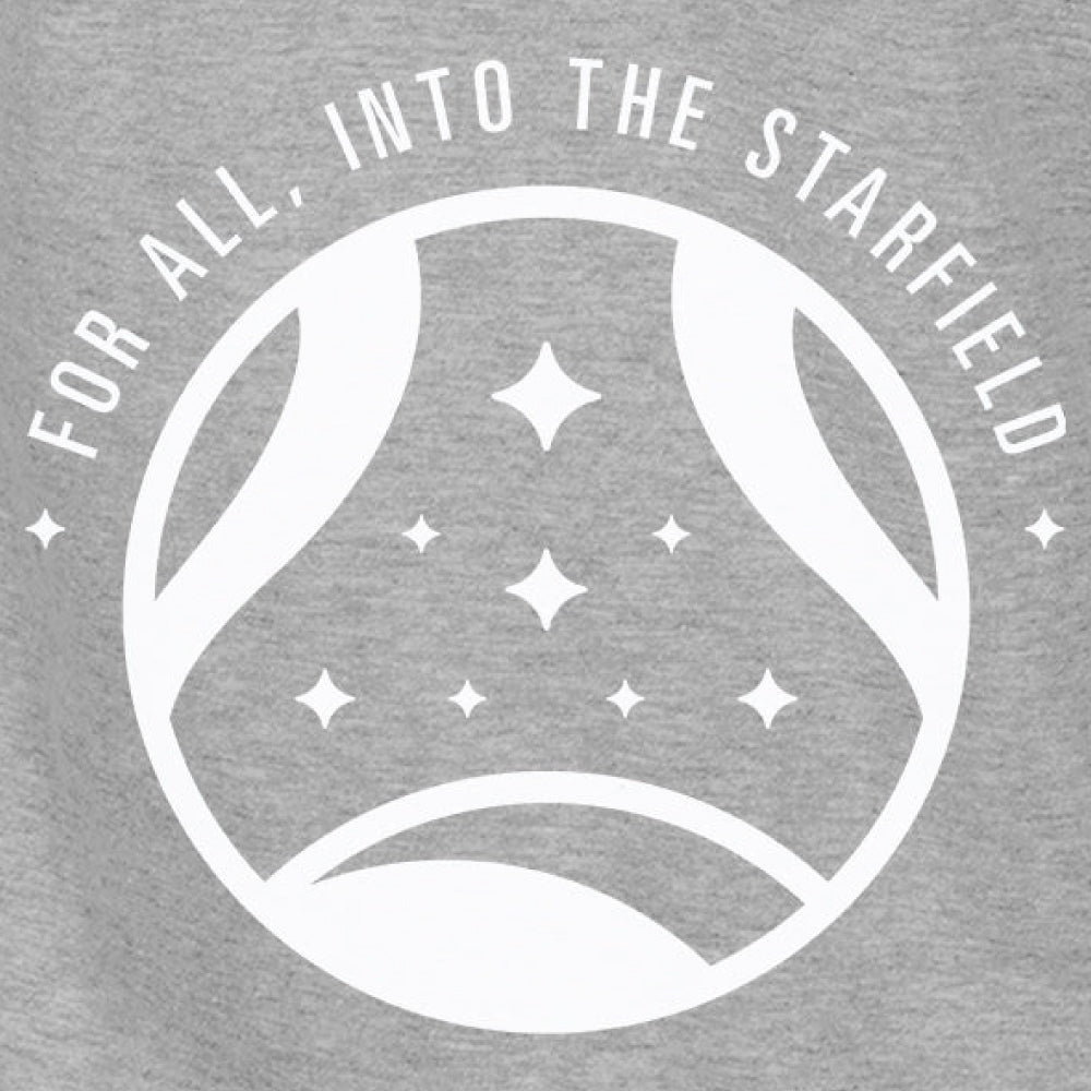 Starfield コンステレーションホワイトロゴTシャツ（グレー）