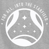 Starfield コンステレーションホワイトロゴTシャツ（グレー）