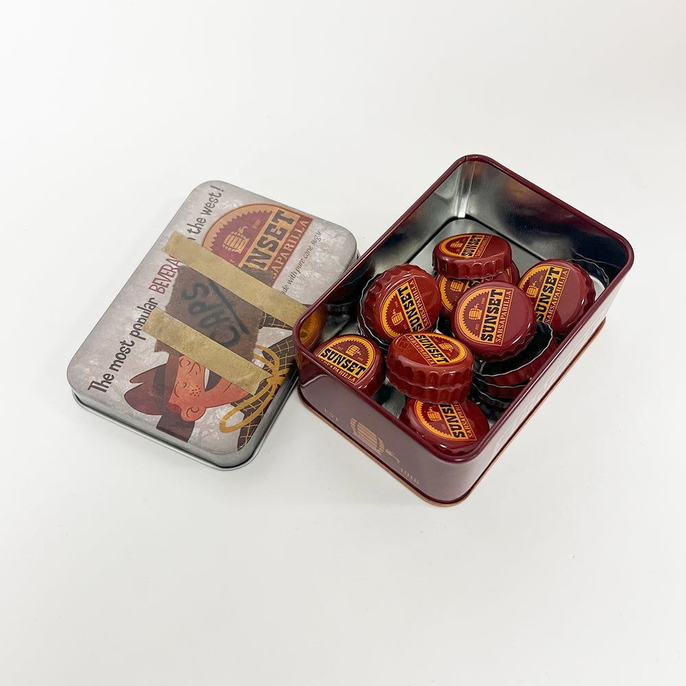 Fallout サンセット・サルサパリラ 缶入りキャップ – インフォレンズ