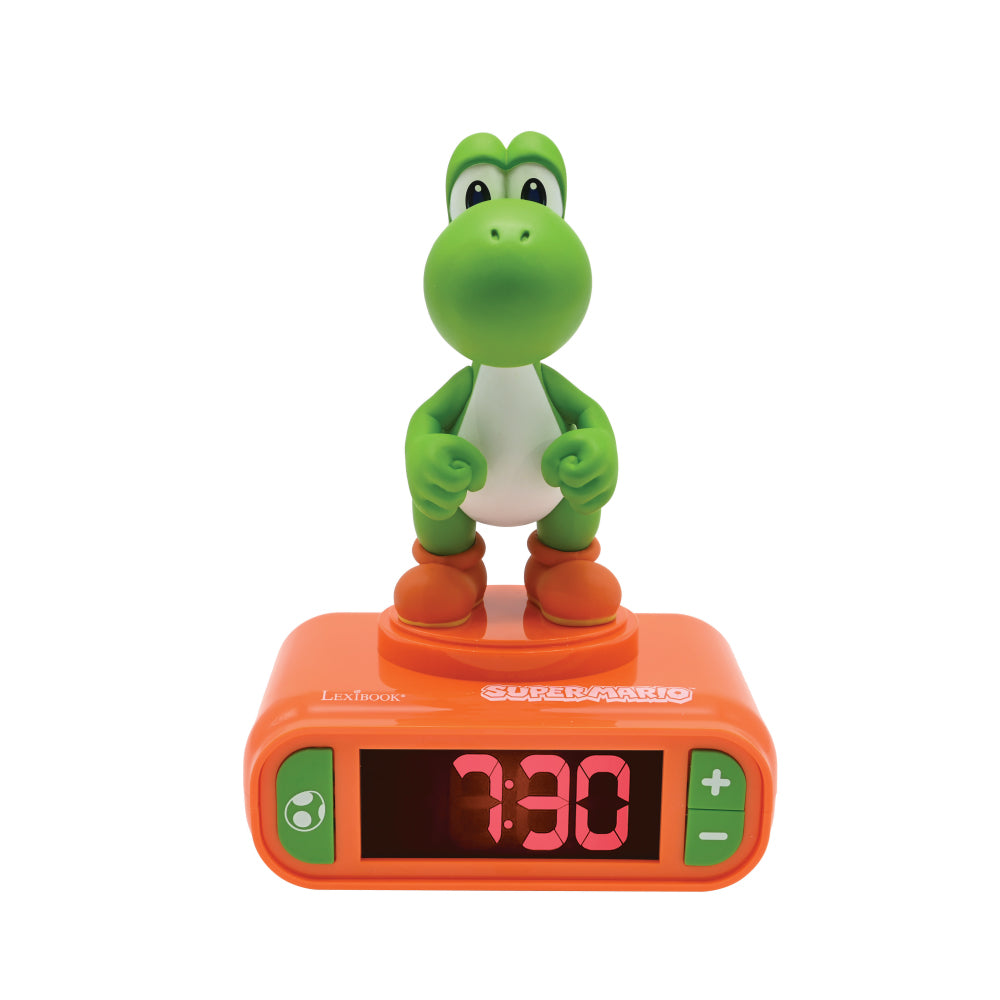 【予約商品】SUPER MARIO フィギュア目覚まし時計（ヨッシー）