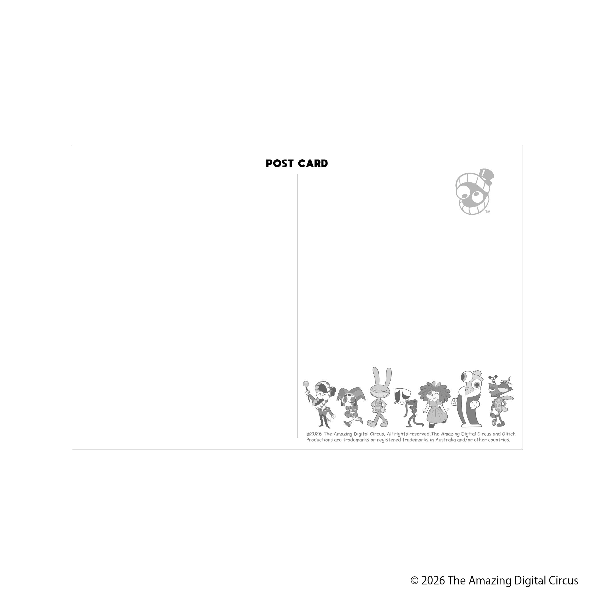 Rick Griffin /Charlatans /ポストカード 鑑定書付 予約商品】アメイジングデジタルサーカス ポストカードセット (8枚1