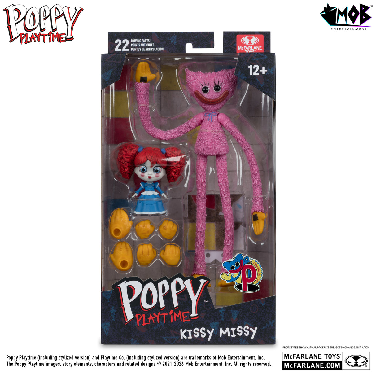 【予約商品】Poppy Playtime 7インチ アクションフィギュア シリーズ1 キシーミシー＆ポピー