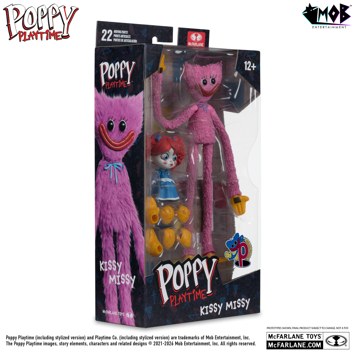 【予約商品】Poppy Playtime 7インチ アクションフィギュア シリーズ1 キシーミシー＆ポピー