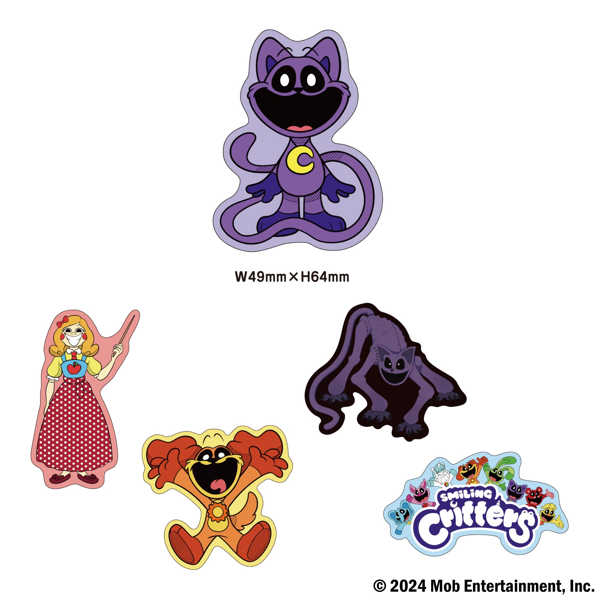 Poppy Playtime ダイカットステッカー B – インフォレンズ・ギーク